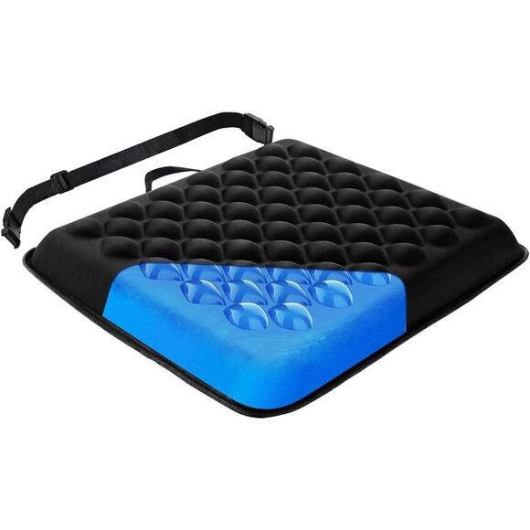 Seat Cushions Office Chair Cushion Pads 18.5"x 16.6" Memory Foam Chair Pillow... - Picture 1 of 6